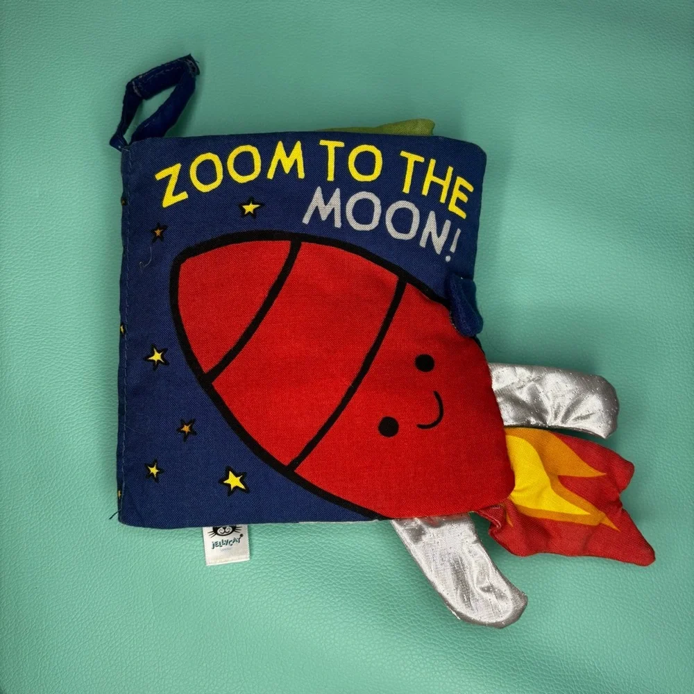 Jellycat‎ Zoom to the Moon Soft Fabric Book